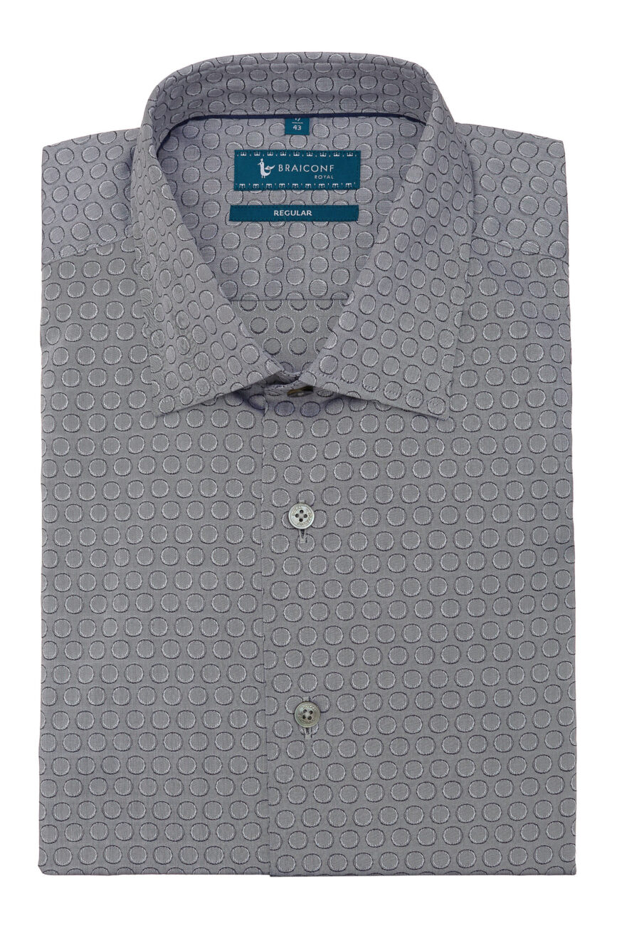 Camasa casual croita cu tipar clasic