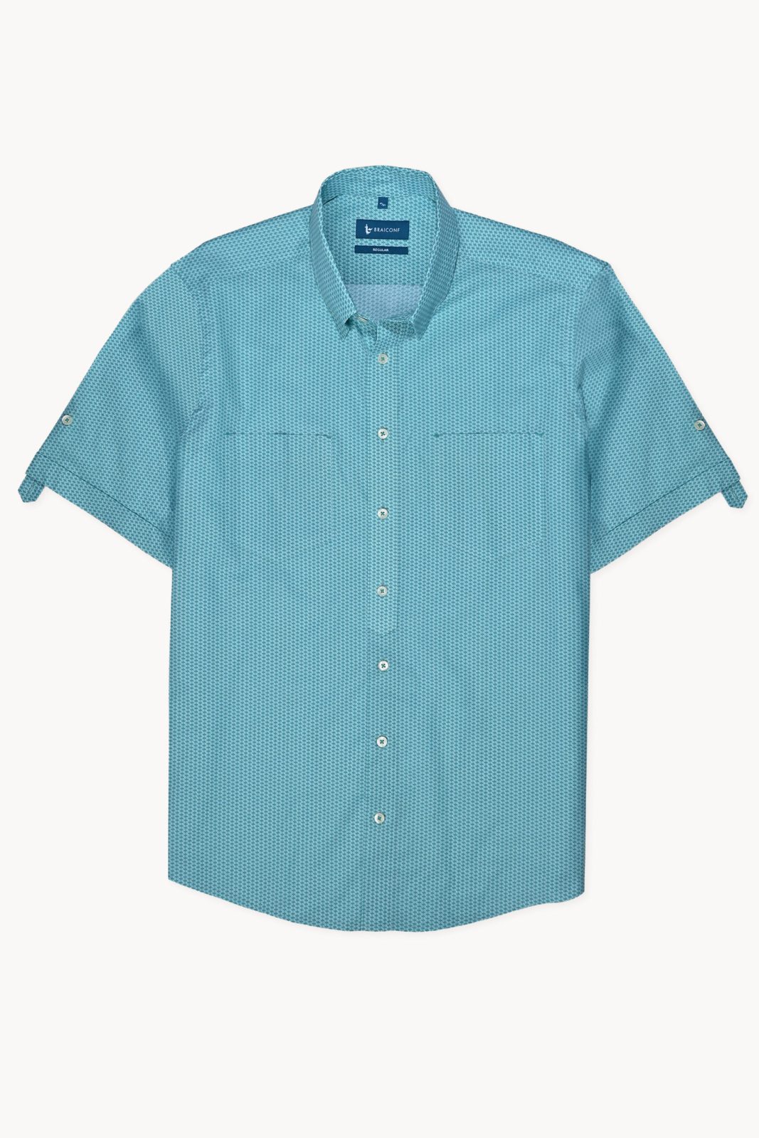 Camasa casual croita cu tipar clasic