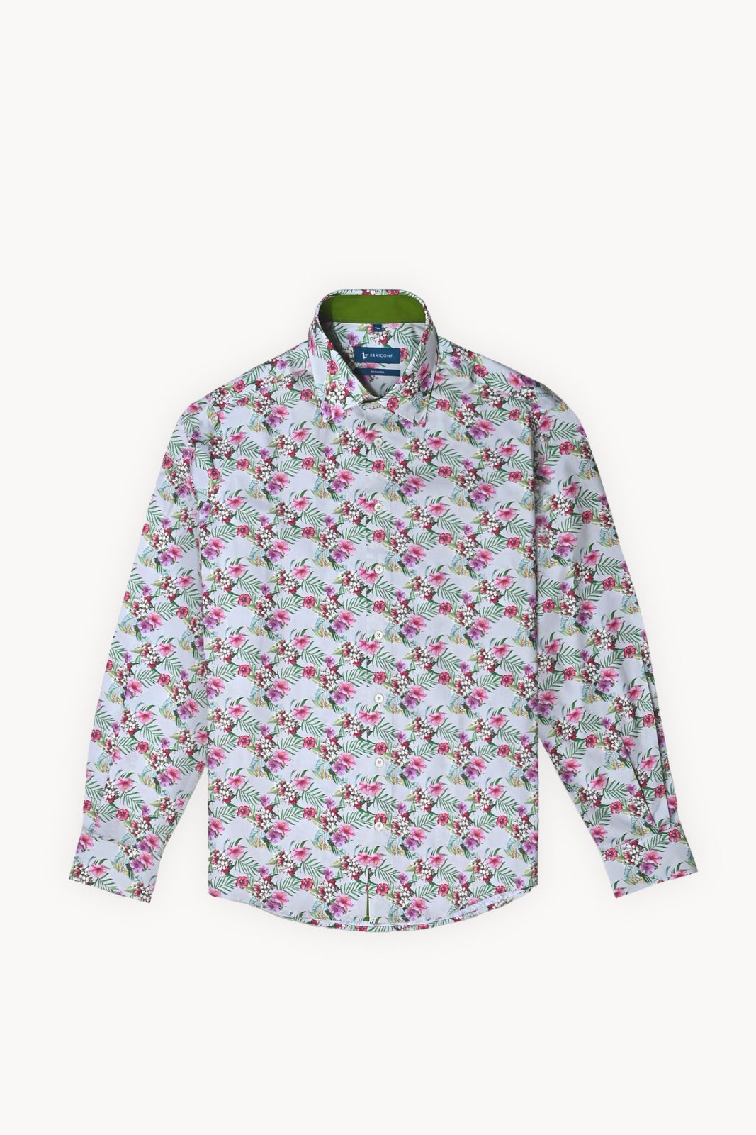 Camasa casual croita cu tipar clasic