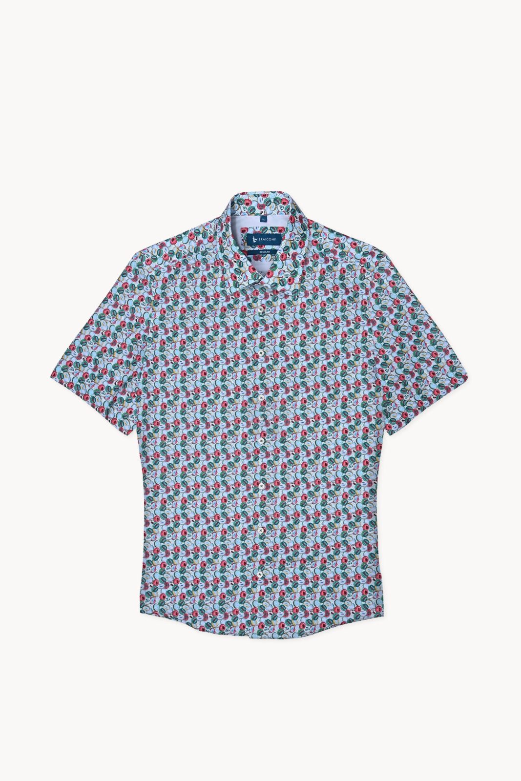 Camasa casual croita cu tipar clasic