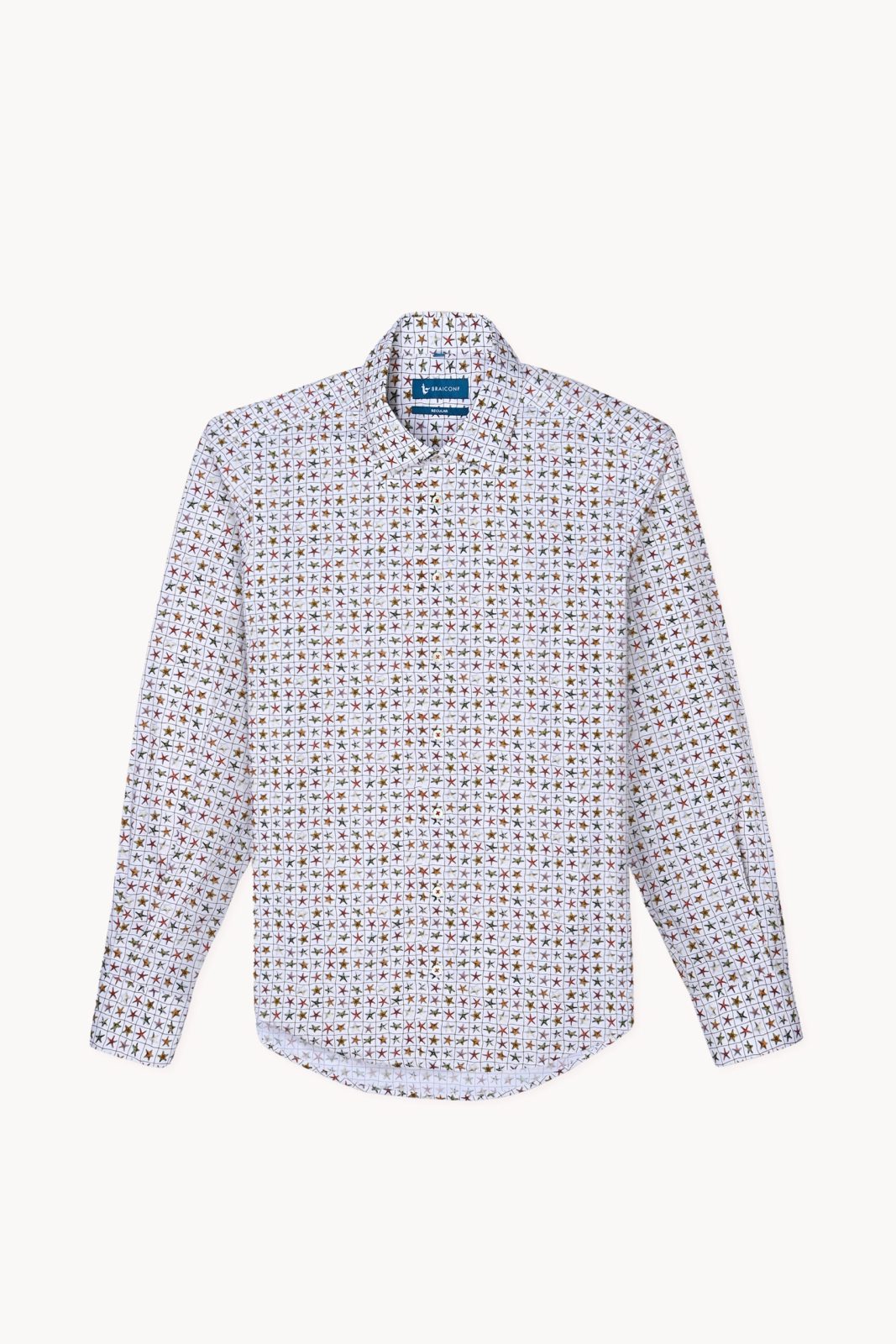 Camasa casual croita cu tipar clasic